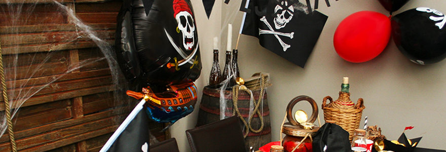 décoration sur le thème des pirates